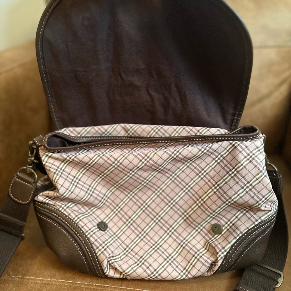 Burberry Blue Label 2 way Canvas/Leather Bag - Picture 11 of 12